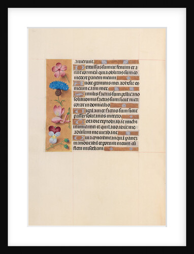 Hours of Queen Isabella the Catholic, Queen of Spain: Fol. 206v, c. 1500 by Master of the First Prayerbook of Maximillian