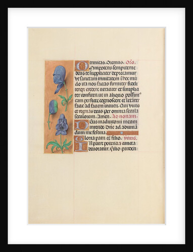 Hours of Queen Isabella the Catholic, Queen of Spain: Fol. 20v, c. 1500 by Master of the First Prayerbook of Maximillian