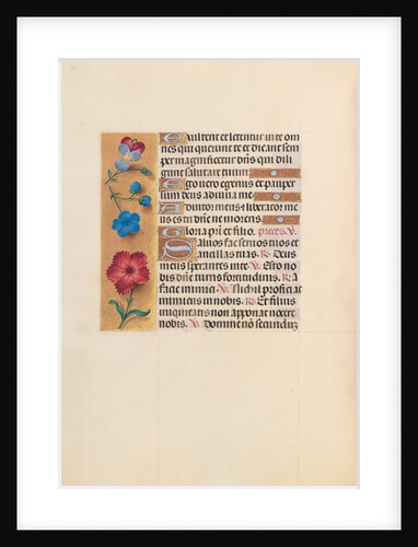 Hours of Queen Isabella the Catholic, Queen of Spain: Fol. 215v, c. 1500 by Master of the First Prayerbook of Maximillian