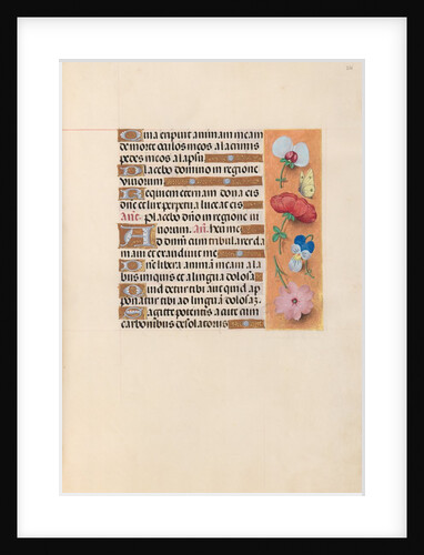 Hours of Queen Isabella the Catholic, Queen of Spain: Fol. 221r, c. 1500 by Master of the First Prayerbook of Maximillian