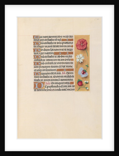 Hours of Queen Isabella the Catholic, Queen of Spain: Fol. 222r, c. 1500 by Master of the First Prayerbook of Maximillian