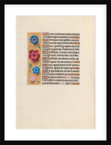 Hours of Queen Isabella the Catholic, Queen of Spain: Fol. 222v, c. 1500 by Master of the First Prayerbook of Maximillian