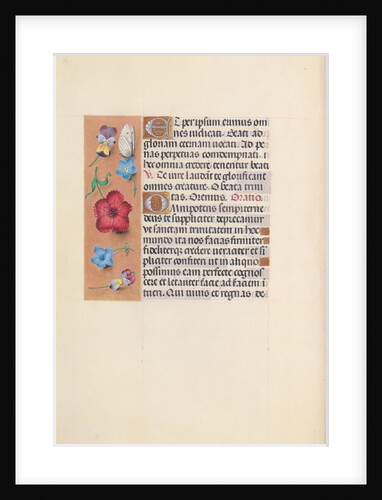 Hours of Queen Isabella the Catholic, Queen of Spain: Fol. 22v, c. 1500 by Master of the First Prayerbook of Maximillian