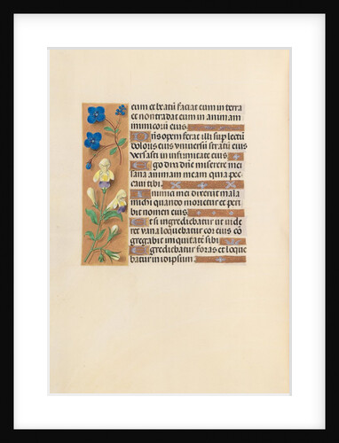 Hours of Queen Isabella the Catholic, Queen of Spain: Fol. 241v, c. 1500 by Master of the First Prayerbook of Maximillian