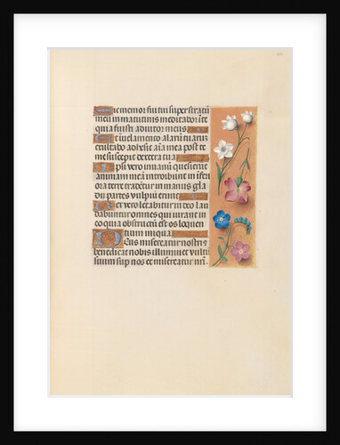 Hours of Queen Isabella the Catholic, Queen of Spain: Fol. 250r, c. 1500 by Master of the First Prayerbook of Maximillian