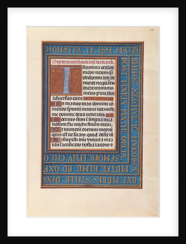 Hours of Queen Isabella the Catholic, Queen of Spain: Fol. 268r, c. 1500 by Master of the First Prayerbook of Maximillian