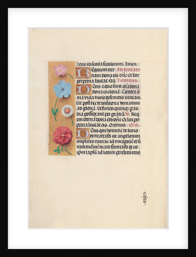 Hours of Queen Isabella the Catholic, Queen of Spain: Fol. 26v, c. 1500 by Master of the First Prayerbook of Maximillian