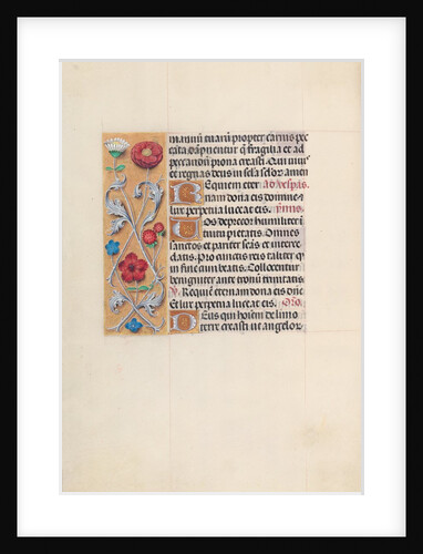 Hours of Queen Isabella the Catholic, Queen of Spain: Fol. 28v, c. 1500 by Master of the First Prayerbook of Maximillian