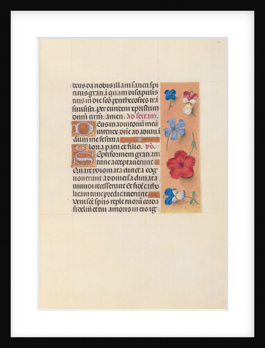 Hours of Queen Isabella the Catholic, Queen of Spain: Fol. 34r, c. 1500 by Master of the First Prayerbook of Maximillian