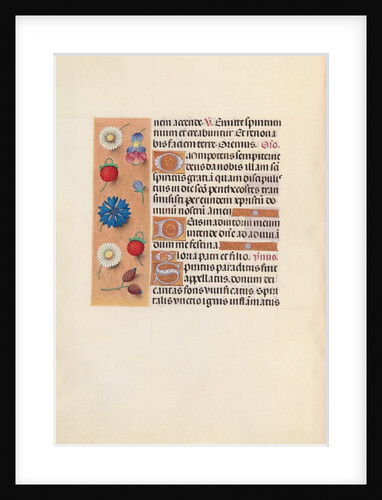 Hours of Queen Isabella the Catholic, Queen of Spain: Fol. 34v, c. 1500 by Master of the First Prayerbook of Maximillian