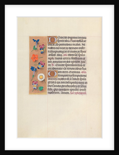 Hours of Queen Isabella the Catholic, Queen of Spain: Fol. 35v, c. 1500 by Master of the First Prayerbook of Maximillian