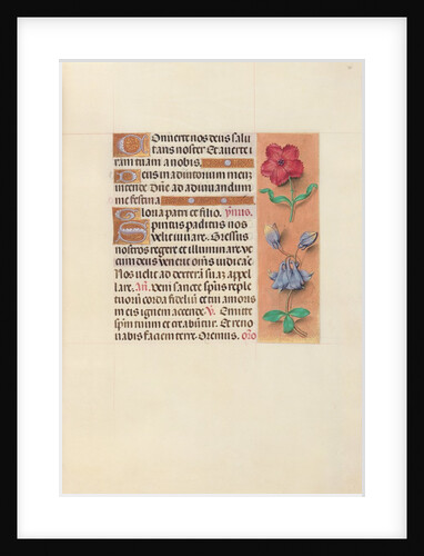 Hours of Queen Isabella the Catholic, Queen of Spain: Fol. 36r, c. 1500 by Master of the First Prayerbook of Maximillian