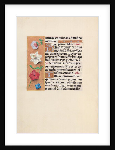 Hours of Queen Isabella the Catholic, Queen of Spain: Fol. 39v, c. 1500 by Master of the First Prayerbook of Maximillian