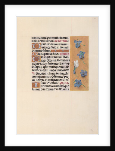 Hours of Queen Isabella the Catholic, Queen of Spain: Fol. 40r, c. 1500 by Master of the First Prayerbook of Maximillian