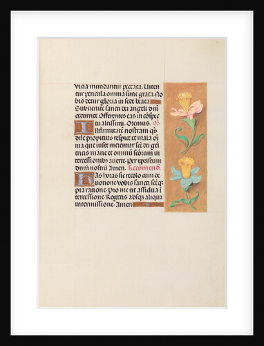 Hours of Queen Isabella the Catholic, Queen of Spain: Fol. 42r, c. 1500 by Master of the First Prayerbook of Maximillian