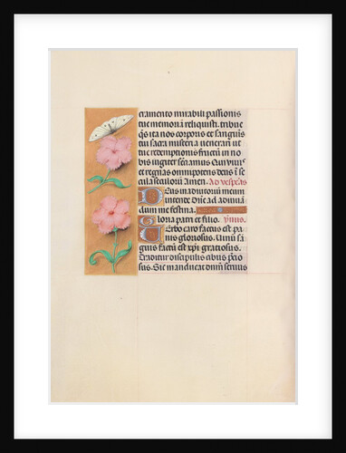 Hours of Queen Isabella the Catholic, Queen of Spain: Fol. 47v, c. 1500 by Master of the First Prayerbook of Maximillian