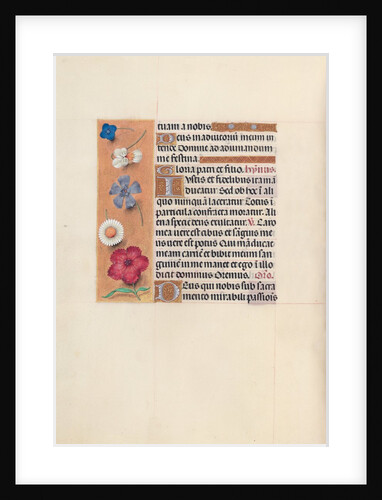 Hours of Queen Isabella the Catholic, Queen of Spain: Fol. 48v, c. 1500 by Master of the First Prayerbook of Maximillian