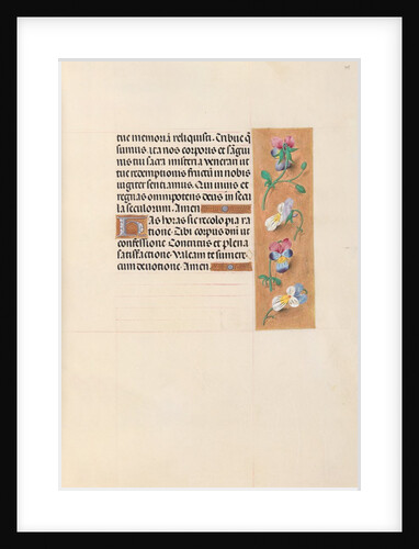 Hours of Queen Isabella the Catholic, Queen of Spain: Fol. 49r, c. 1500 by Master of the First Prayerbook of Maximillian