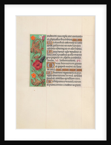 Hours of Queen Isabella the Catholic, Queen of Spain: Fol. 52v, c. 1500 by Master of the First Prayerbook of Maximillian