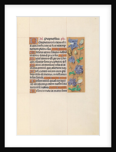 Hours of Queen Isabella the Catholic, Queen of Spain: Fol. 59r, c. 1500 by Master of the First Prayerbook of Maximillian