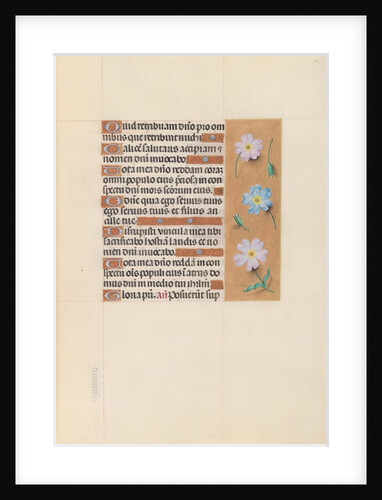 Hours of Queen Isabella the Catholic, Queen of Spain: Fol. 67r, c. 1500 by Master of the First Prayerbook of Maximillian