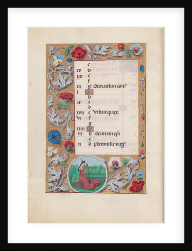 Hours of Queen Isabella the Catholic, Queen of Spain: Fol. 6v, May, c. 1500 by Master of the First Prayerbook of Maximillian