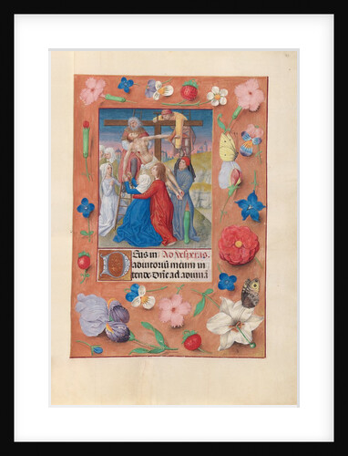 Hours of Queen Isabella the Catholic, Queen of Spain: Fol. 73r, Descent from the Cross, c. 1500 by Master of the First Prayerbook of Maximillian