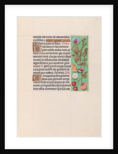 Hours of Queen Isabella the Catholic, Queen of Spain: Fol. 82r, c. 1500 by Master of the First Prayerbook of Maximillian