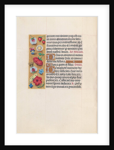 Hours of Queen Isabella the Catholic, Queen of Spain: Fol. 82v, c. 1500 by Master of the First Prayerbook of Maximillian