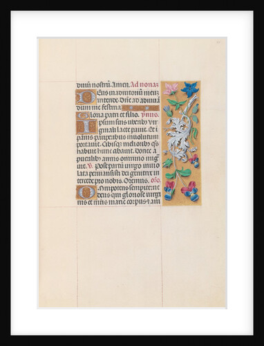 Hours of Queen Isabella the Catholic, Queen of Spain: Fol. 84r, c. 1500 by Master of the First Prayerbook of Maximillian