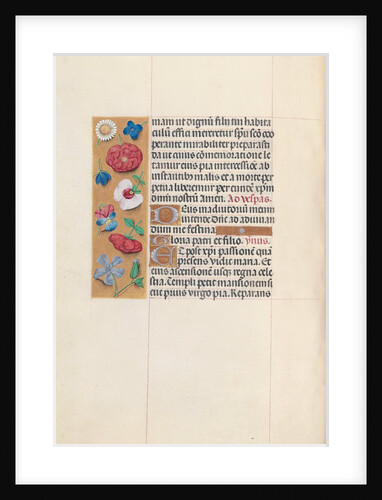 Hours of Queen Isabella the Catholic, Queen of Spain: Fol. 84v, c. 1500 by Master of the First Prayerbook of Maximillian