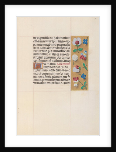 Hours of Queen Isabella the Catholic, Queen of Spain: Fol. 86r, c. 1500 by Master of the First Prayerbook of Maximillian