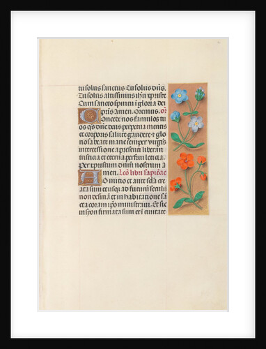 Hours of Queen Isabella the Catholic, Queen of Spain: Fol. 90r, c. 1500 by Master of the First Prayerbook of Maximillian