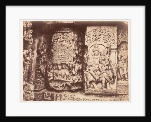 Hoysalesvara Temple Sculpture, Halebid, 1856-1857 by Richard Banner Oakeley