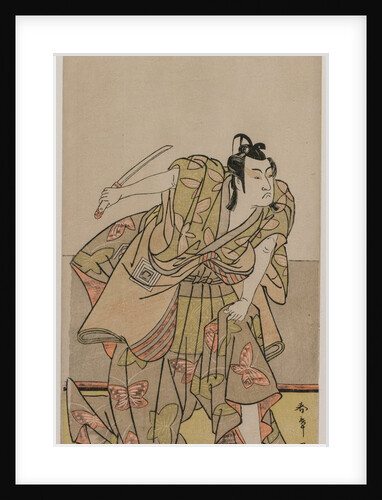Ichikawa Monnosuke II as Soga no Goro, c. late 1770s by Katsukawa Shunsho