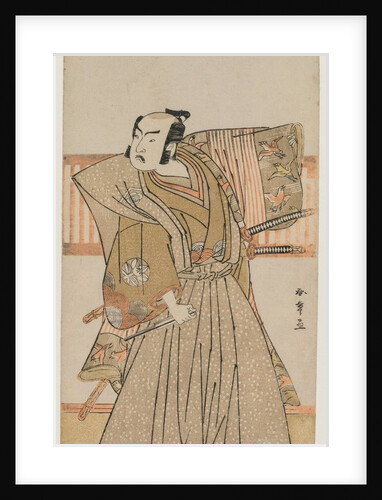Ichimura Uzaemon IX as Soga no Juro, mid 1770s by Katsukawa Shunsho