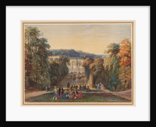 In the Park of Saint Cloud, 1800s by Constant Troyon