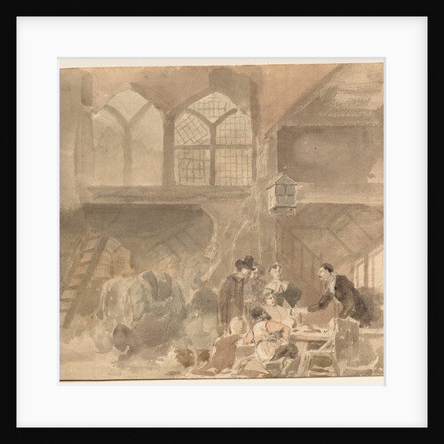Interior of an Inn, 1800s by Anonymous