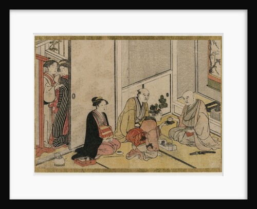 Interior Scene by Katsukawa Shunsho