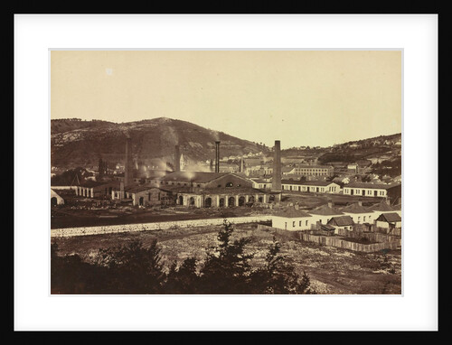 Ironworks in Reschitza, c. 1860 by Andreas Groll