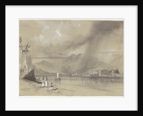 Isola Bella, Lago Maggiore, 1839 by Edward Lear