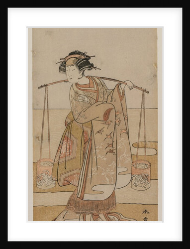Iwai Hanshiro IV as Murasame or Matsukaze, mid 1770s by Katsukawa Shunsho