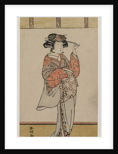 Iwai Hanshiro IV as Oiso no Tora, c. mid-1770s by Katsukawa Shunko
