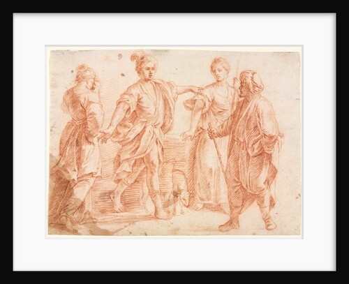 Jacob and Laban with Rachel and Leah, 1600s by Unknown