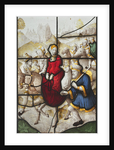 Jacob Returning to Canaan with Rachael and Leah Pursued by Laban, c. 1525 by Unknown