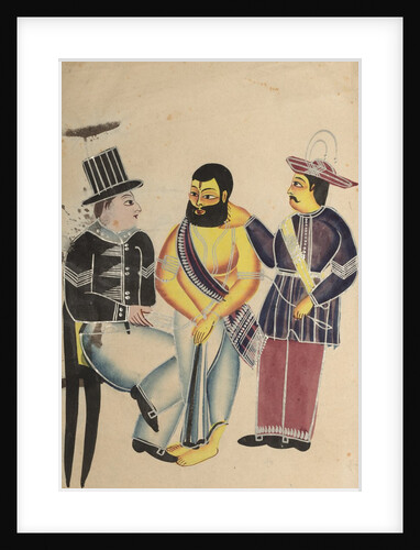 Jailer Receiving the Mahant of Tarakeshwar in Prison, 1800s by Unknown