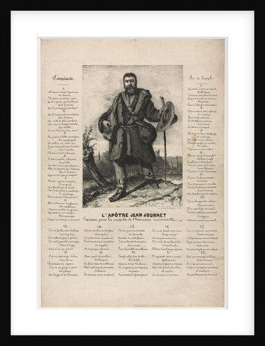 Jean Journet Departing for the Conquest of Universal Harmony, 1850 by Gustave Courbet