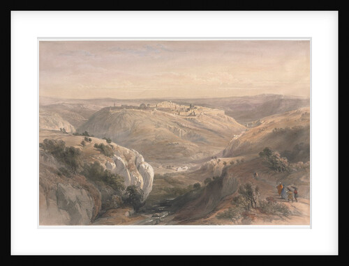 Jerusalem from the South, 1839 by David Roberts