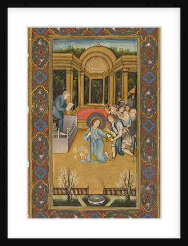 Jesus among the doctors in the Temple, c. 1760 by Mir Kalan Khan