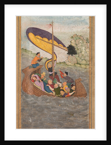 Jesus being awakened during a tempest on the Sea of Galilee, from a Mir?at al-quds…, 1602-1604 by Unknown